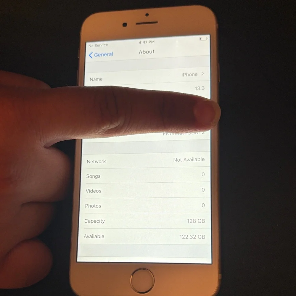 APPLE iPhone 6S Silver | iOS 13.3 CHARGER NO INCLUDES